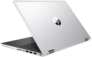 HP Pavilion x360 14-ba010no 14" 2-i-1 bærbar PC (sølv)