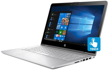 HP Pavilion x360 14-ba082 14" 2-i-1 bærbar PC (sølv)