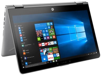 HP Pavilion x360 14-ba083no 14" 2-i-1 bærbar PC (sølv)