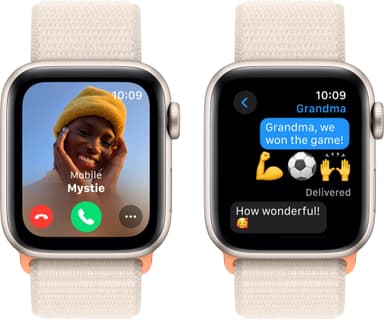 Apple Watch SE 2nd Gen 40mm GPS (Starlight Alu/Starlight sport loop)