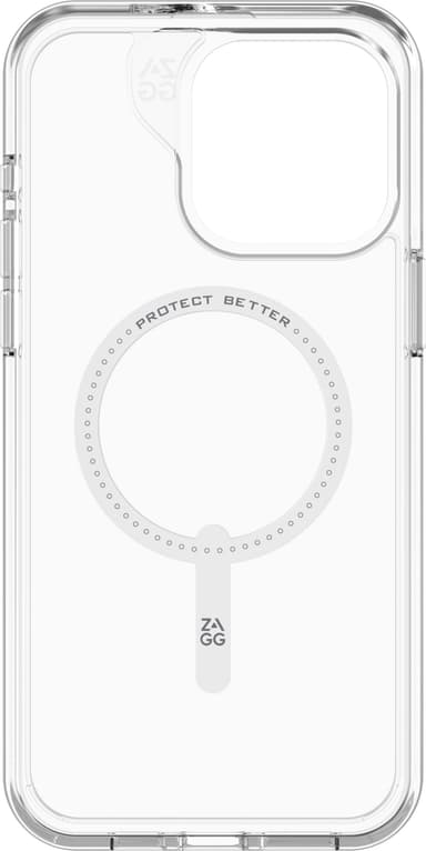 Zagg iPhone 15 Pro Max Crystal Palace Snap deksel (gjennomsiktig)