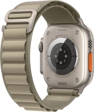 Apple Watch Ultra 2 49mm GPS+CEL Titanium M (Oliven/Alpine Loop)