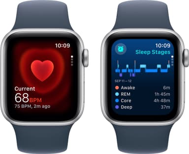 Apple Watch SE 2nd Gen 40mm LTE (Silver Alu/Storm blue sport band S/M)