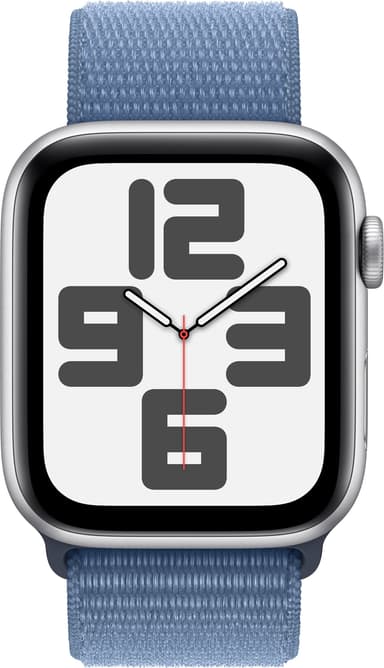 Apple Watch SE 2nd Gen 44mm GPS (Silver Alu/Winter blue sport loop)
