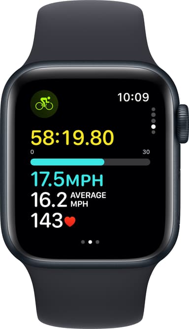 Apple Watch SE 2nd Gen 40mm LTE (Midnight Alu/Midnight sport band M/L)