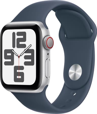 Apple Watch SE 2nd Gen 40mm LTE (Silver Alu/Storm blue sport band M/L)