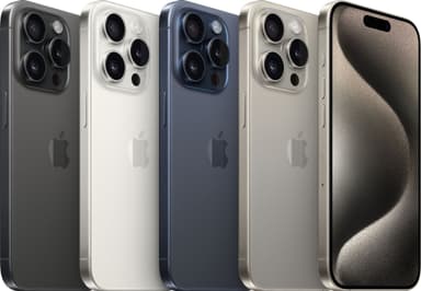 iPhone 15 Pro 5G smarttelefon 256GB Naturlig Titan