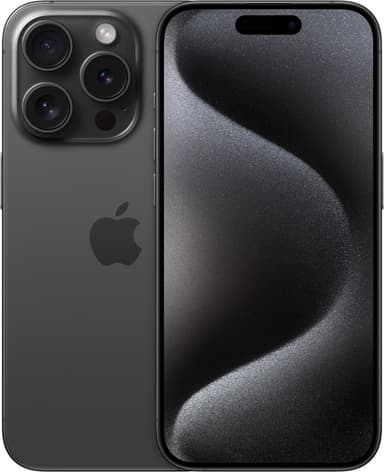 iPhone 15 Pro 5G smarttelefon 1TB Svart Titan