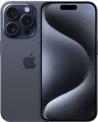 iPhone 15 Pro 5G smarttelefon 128GB Blå Titan