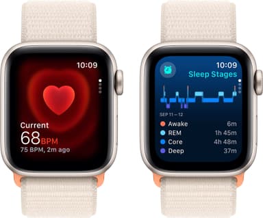 Apple Watch SE 2nd Gen 40mm GPS (Starlight Alu/Starlight sport loop)