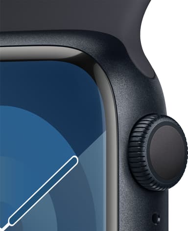 Apple Watch S9 41mm GPS (Midnight Alu/Midnight Sport Band) S/M