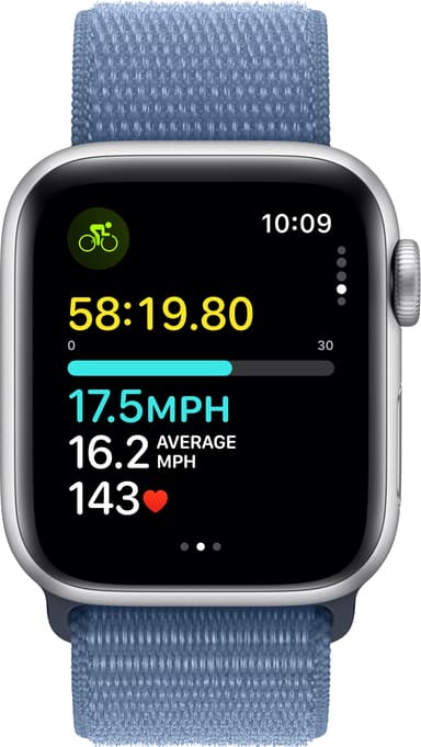 Apple Watch SE 2nd Gen 40mm LTE (Silver Alu/Winter blue sport band)
