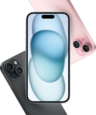 iPhone 15 Plus – 5G smarttelefon 128GB Sort