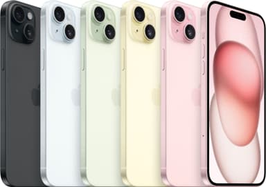 iPhone 15 Plus – 5G smarttelefon 128GB Sort