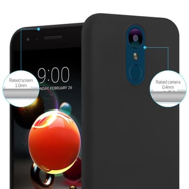 LG K8 2018 / K9 2018 silikondeksel cover (svart)