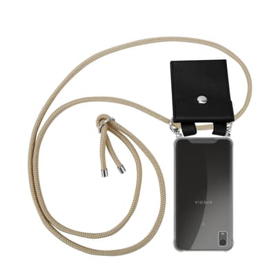 Sony Xperia XA1 PLUS Deksel med Halskjede (brun)