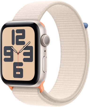 Apple Watch SE 2nd Gen 44mm GPS (Starlight Alu/Starlight sport loop)