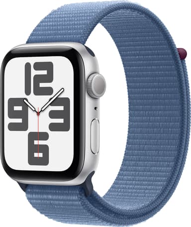 Apple Watch SE 2nd Gen 44mm GPS (Silver Alu/Winter blue sport loop)