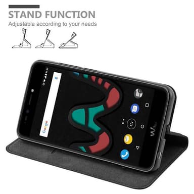 WIKO UPULSE lommebokdeksel case (svart)
