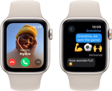 Apple Watch SE 2nd Gen 40mm GPS (Starlight/Starlight sport band S/M)