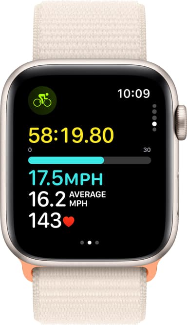 Apple Watch SE 2nd Gen 44mm LTE (Starlight alu/Starlight sport loop)