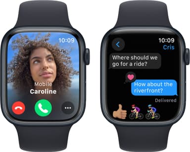 Apple Watch S9 45mm GPS (Midnight Alu/Midnight Sport Band) M/L