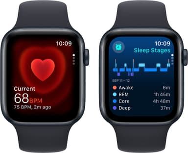 Apple Watch SE 2nd Gen (2023) 44mm LTE (Midnight Alu/Midnight sportsreim M/L)