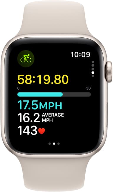 Apple Watch SE 2nd Gen 44mm LTE (Starlight/Starlight sport band M/L)