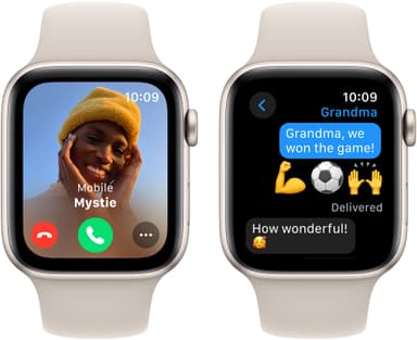 Apple Watch SE 2nd Gen 44mm GPS (Starlight/Starlight sport band M/L)