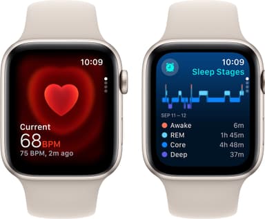 Apple Watch SE 2nd Gen 44mm GPS (Starlight/Starlight sport band M/L)