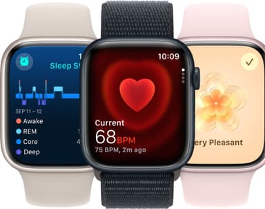 Apple Watch S9 45mm GPS+CEL (Graphite SS/Midnight Sport Band) M/L