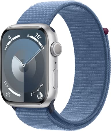 Apple Watch S9 45mm GPS (Silver Alu/Winter Blue Sport Loop)