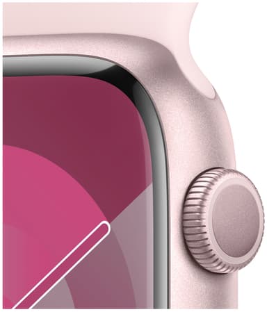 Apple Watch S9 45mm GPS (Pink Alu/Light Pink Sport Band) S/M