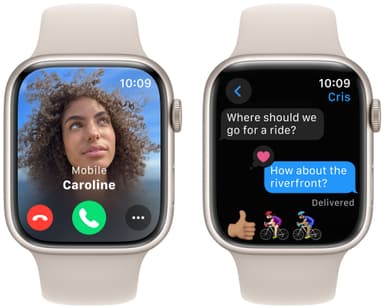 Apple Watch S9 45mm GPS (Starlight Alu/Starlight Sport Band) M/L