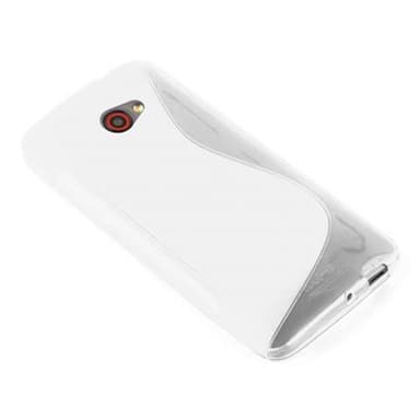 HTC BUTTERFLY S silikondeksel case (hvit)