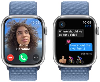 Apple Watch S9 45mm GPS (Silver Alu/Winter Blue Sport Loop)