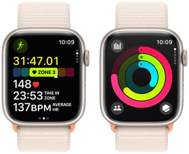 Apple Watch S9 45mm GPS (Starlight Alu/Starlight Sport Loop)