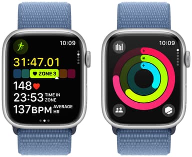 Apple Watch S9 45mm GPS (Silver Alu/Winter Blue Sport Loop)