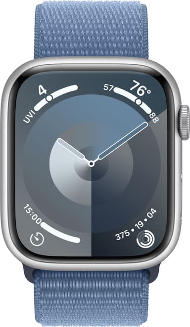 Apple Watch S9 45mm GPS (Silver Alu/Winter Blue Sport Loop)