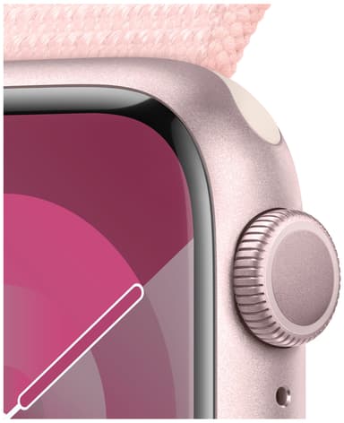 Apple Watch S9 41mm GPS (Pink Alu/Light Pink Sport Band) M/L
