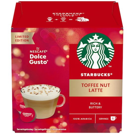 Starbucks Nescafé Dolce Gusto Toffee Nut Latte kapsler STAR12447462