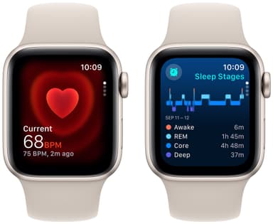 Apple Watch SE 2nd Gen 40mm GPS (Starlight/Starlight sport band S/M)