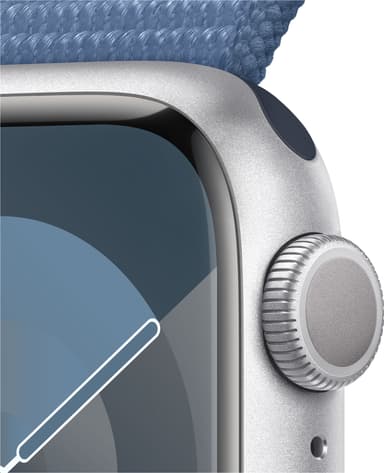Apple Watch S9 41mm GPS (Silver Alu/Winter Blue Sport Loop)