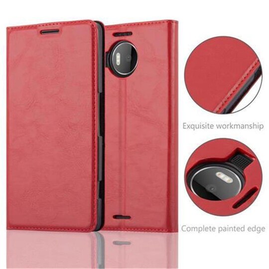 Nokia Lumia 950 XL lommebokdeksel case (rød)