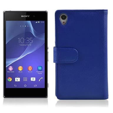 Sony Xperia Z2 lommebokdeksel etui (blå)