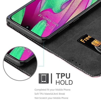 Samsung Galaxy A40 Deksel Case Cover (rosa)