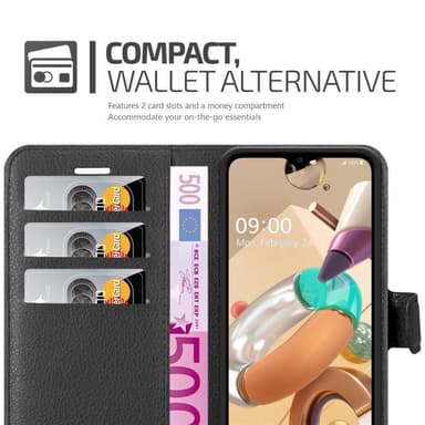 LG K41S lommebokdeksel etui (svart)
