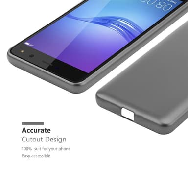 Huawei Y5 2017 / Y6 2017 Deksel Case Cover (grå)