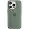 iPhone 15 Pro Silicone deksel med MagSafe (sypressgrønn)