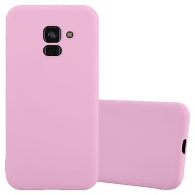 Samsung Galaxy A8 PLUS 2018 silikondeksel cover (rosa)